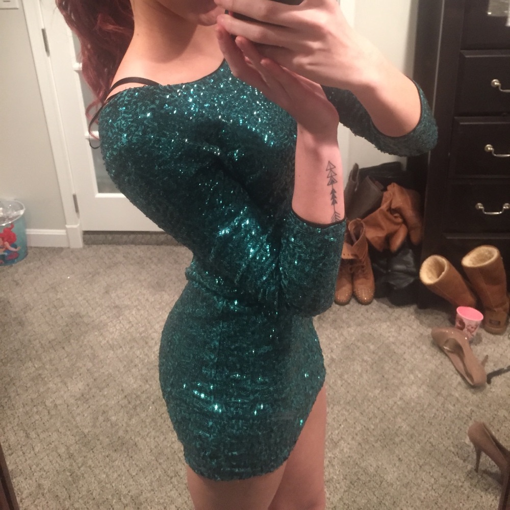Mini dress.